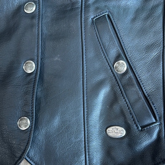 Harley-Davidson Women’s Medium Airbrushed Rose Betty Boop Vest - Picture 3 of 9